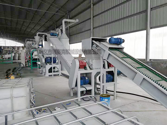 圓柱鋰電池破碎回收設(shè)備現(xiàn)場(chǎng)案例